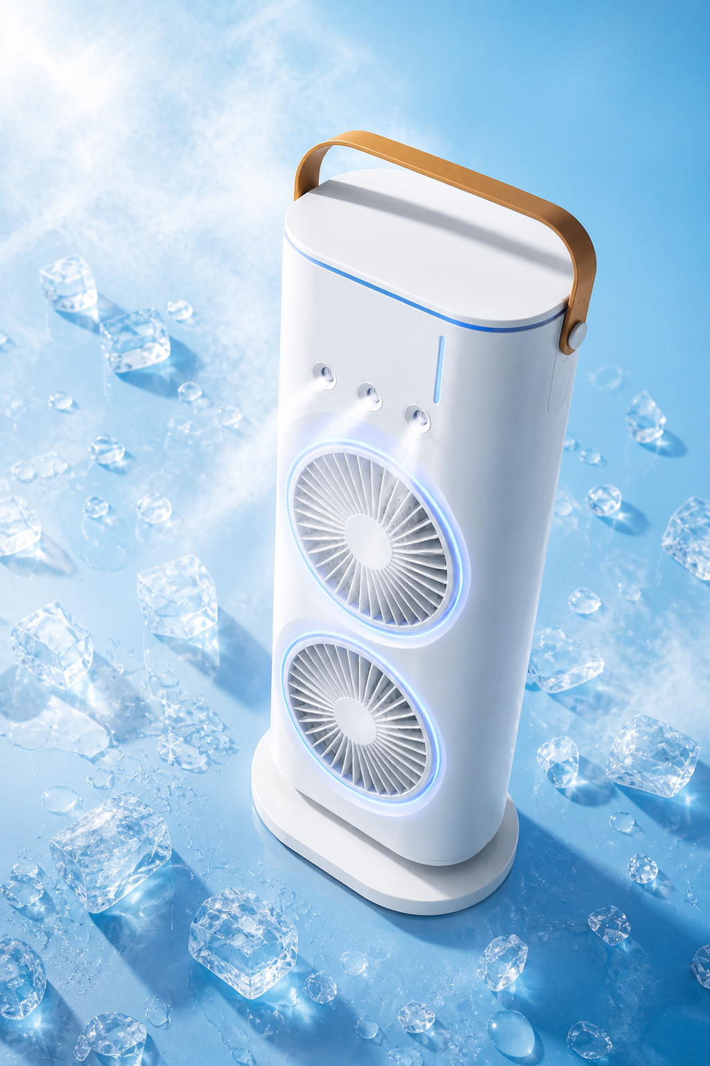 Portable Dual Fan Mist Air Cooler - Urbanox