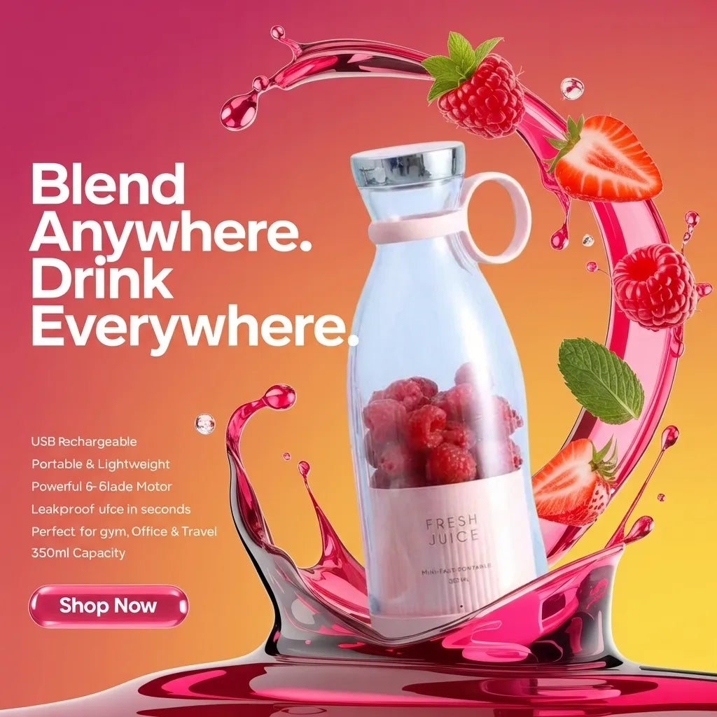 Portable Mini Blender for Fresh Juice