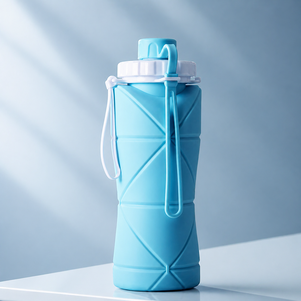 Foldable Silicone Water Bottle.