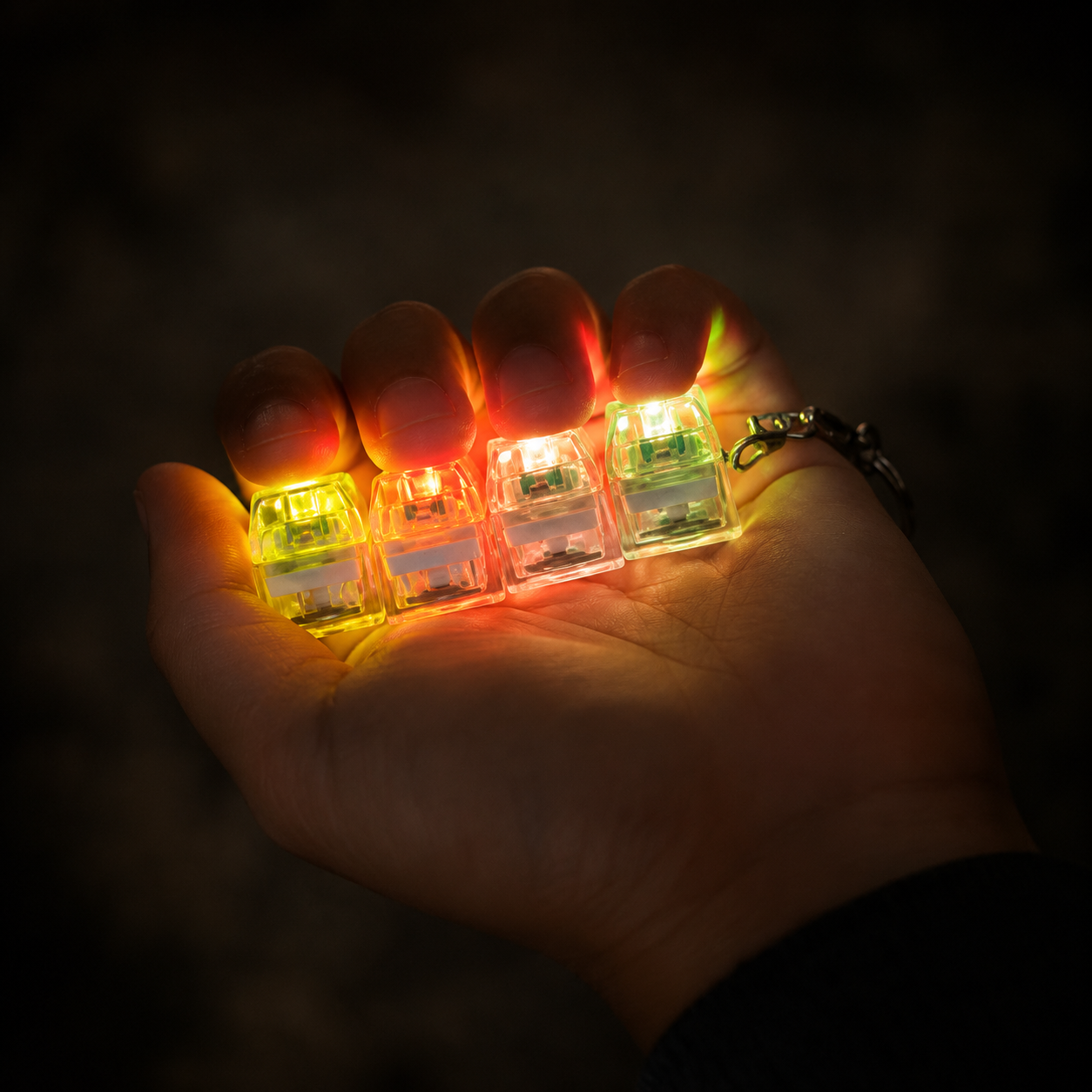 GlowStack™ Modular LED Keychain Light - Urbanox