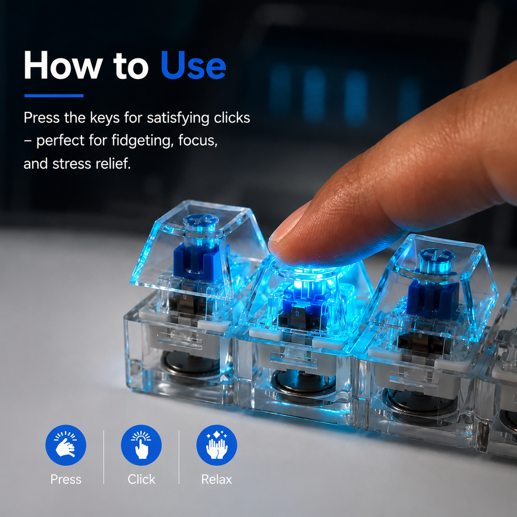 GlowStack™ Modular LED Keychain Light - Urbanox