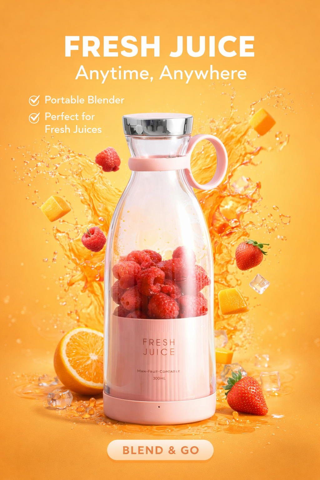 Portable Mini Blender for Fresh Juice